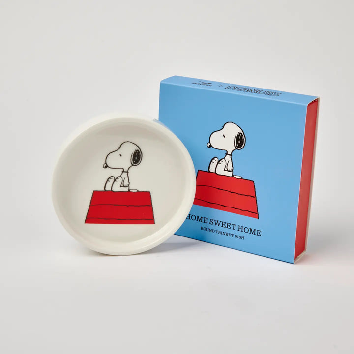 Peanuts Round Shaped Trinket Dish - Home Sweet Home