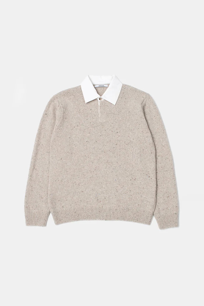 Edmmond Studios Paris Polo - Plain Taupe