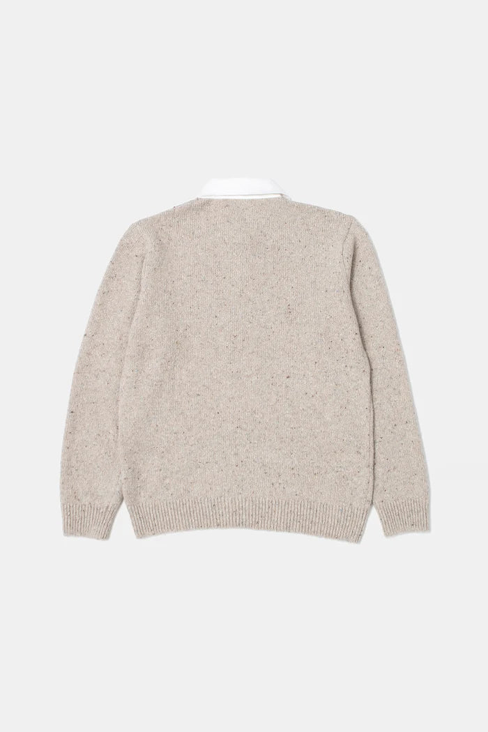 Edmmond Studios Paris Polo - Plain Taupe