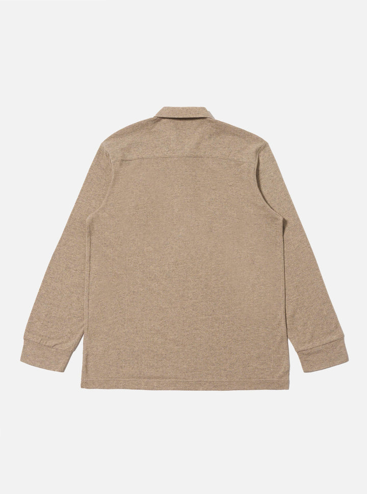 Universal Works Pullover L/S Shirt - Dark Sand