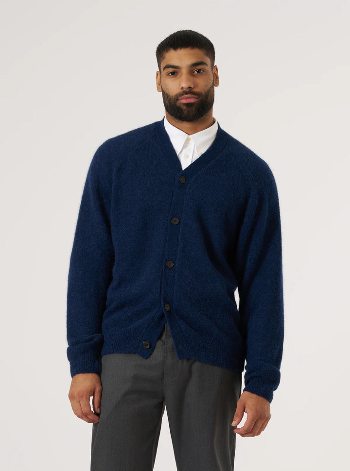 Universal Works David Cardigan - Navy