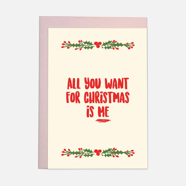 Kaart Blanche - All You Want For Christmas Card