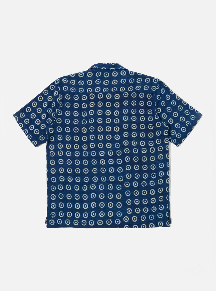 Universal Works Camper Shirt Block Print Circles