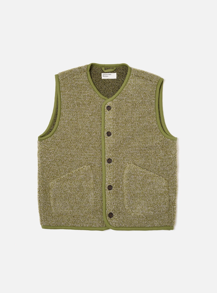 Universal Works Alvar Fleece Lancaster Gilet