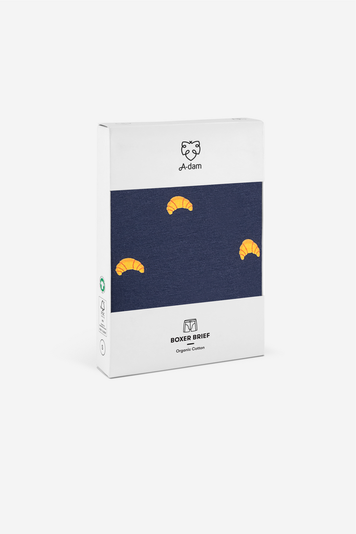 A-dam Navy Croissant Boxers