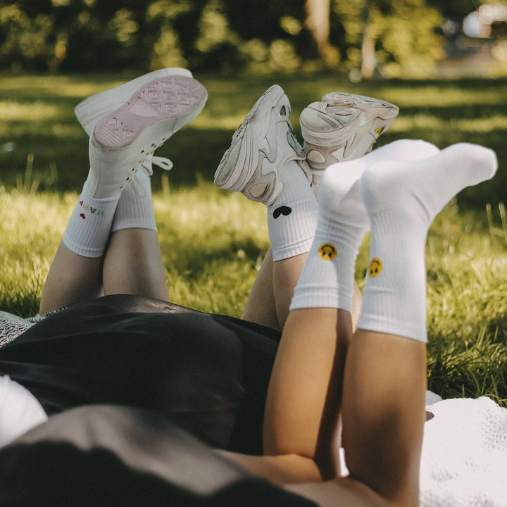 Eulenschnitt Socks - Smiley