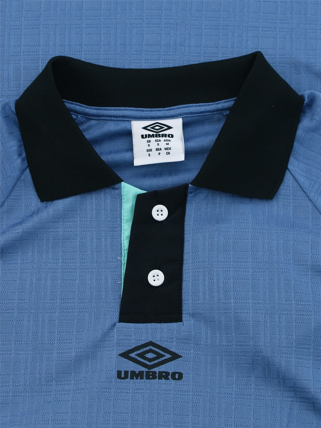 Umbro Football Shirt - Black/ Ocean