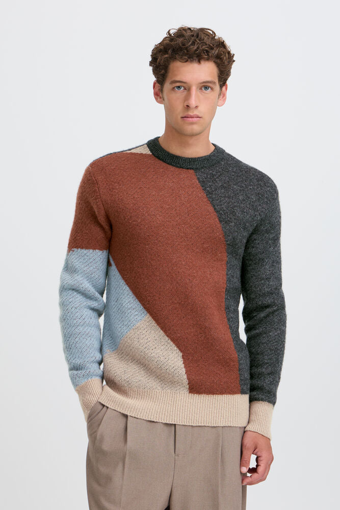 Casual Friday Noe Geometric Knit