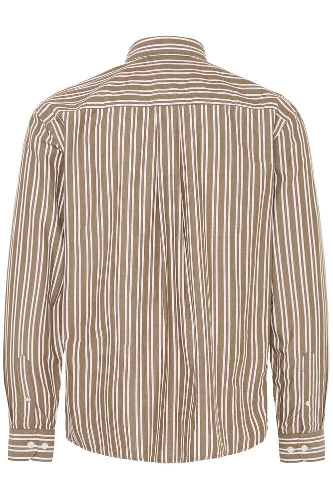 Casual Friday Lyon Striped Shirt - Cinnamon