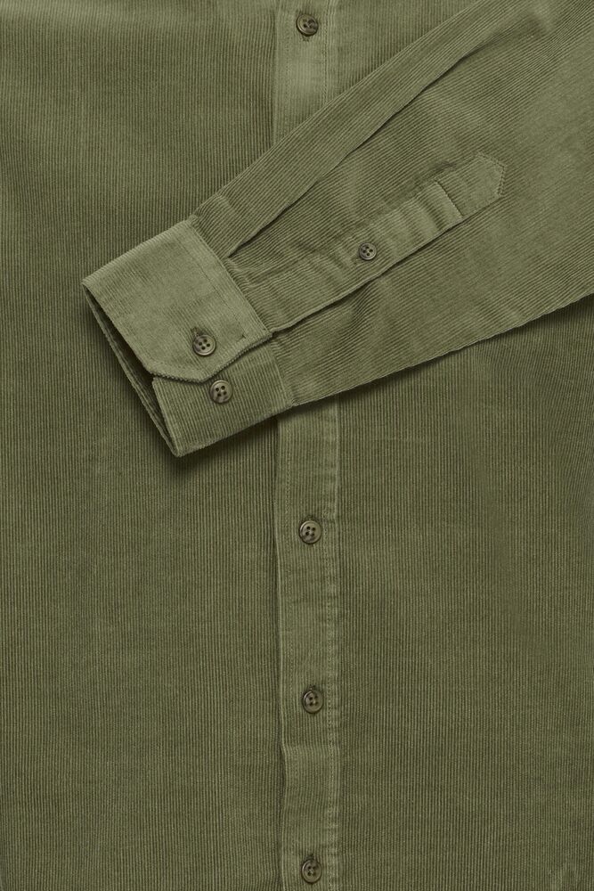 Casual Friday Reims Baby Cord Shirt - Burnt Olive