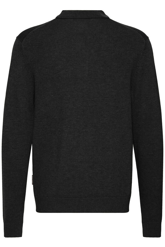 Casual Friday Rennes Polo Knit - Black
