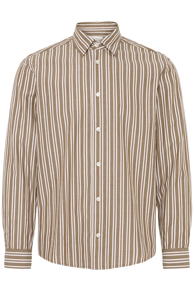 Casual Friday Lyon Striped Shirt - Cinnamon