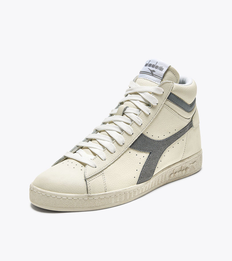Diadora (M) Game L High Waxed Suede Pop White/Ultimate Grey