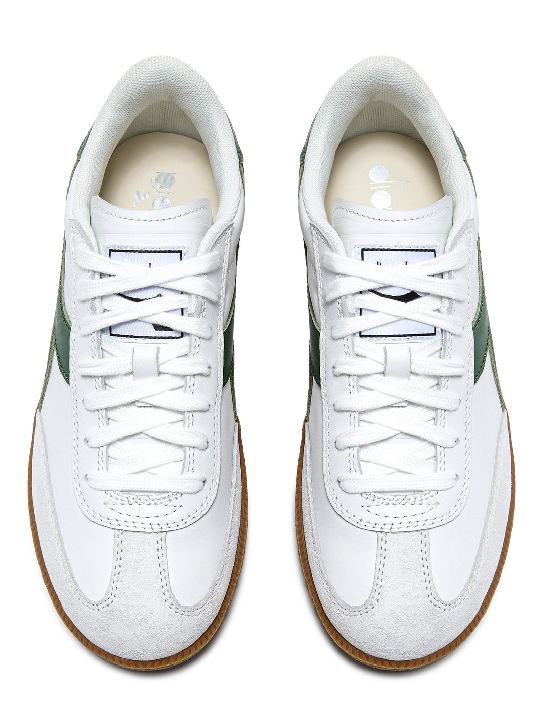 Diadora Trainer White/Foliage Green