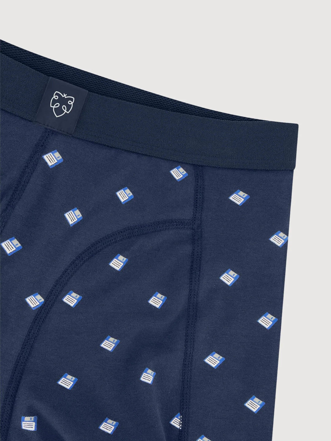 A-dam Navy Floppy Disk Boxers