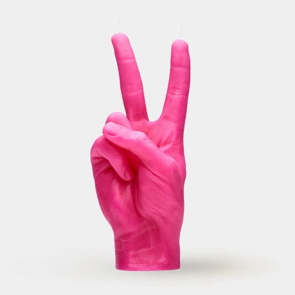 CandleHand "Peace" Pink