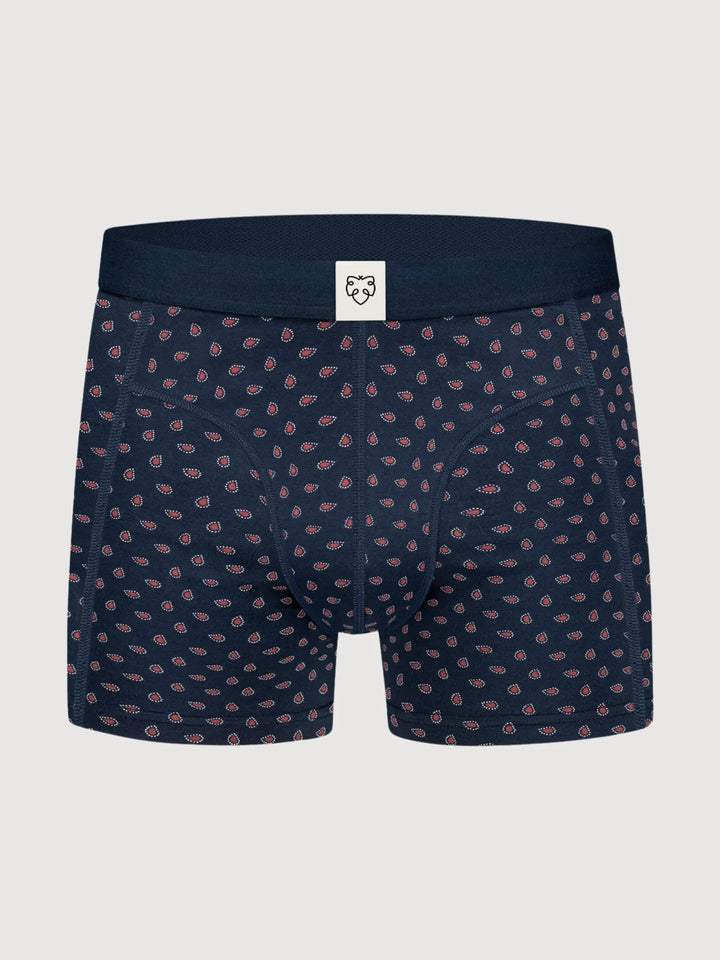 A-dam Navy Paisley Boxers