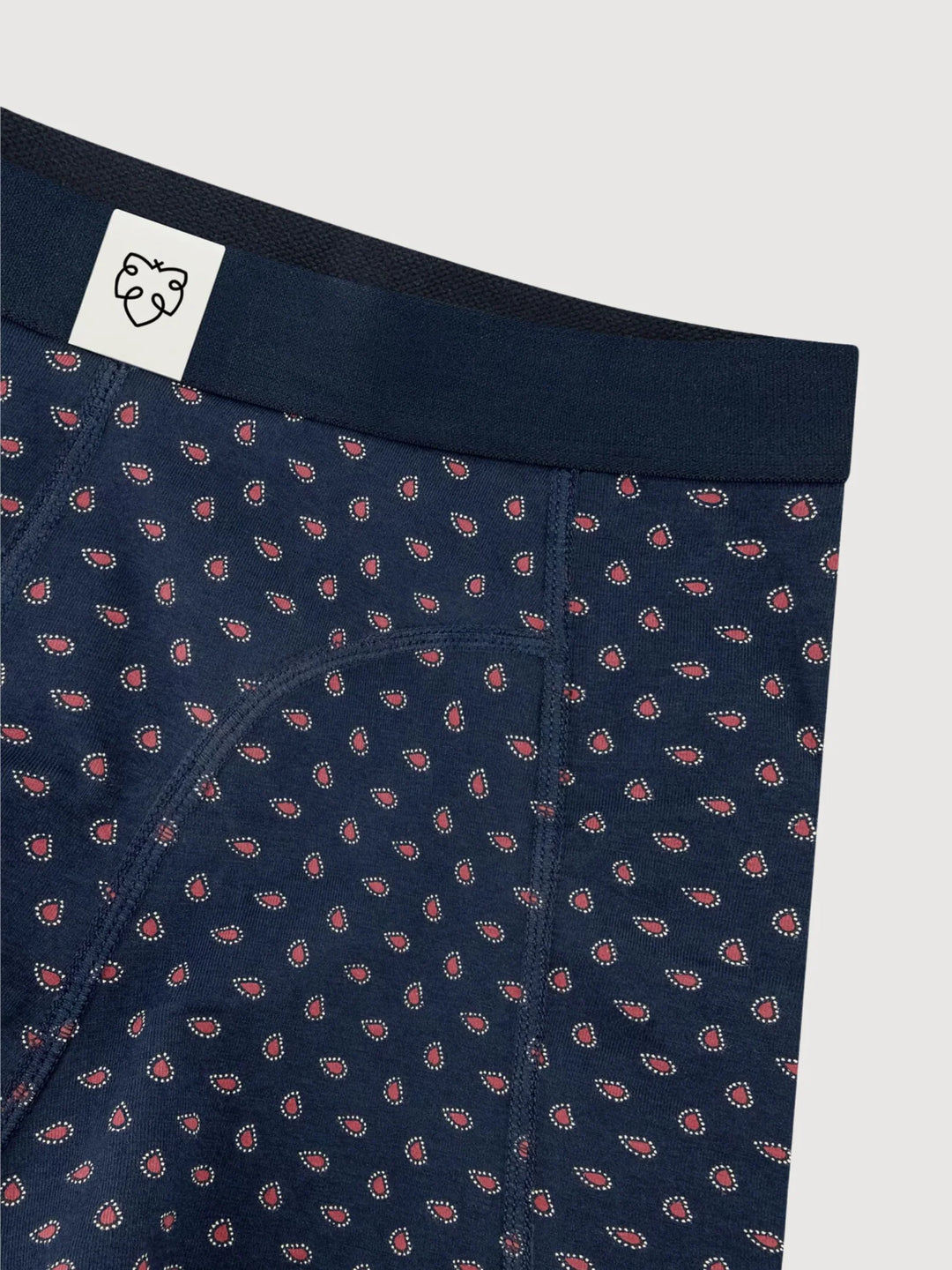 A-dam Navy Paisley Boxers