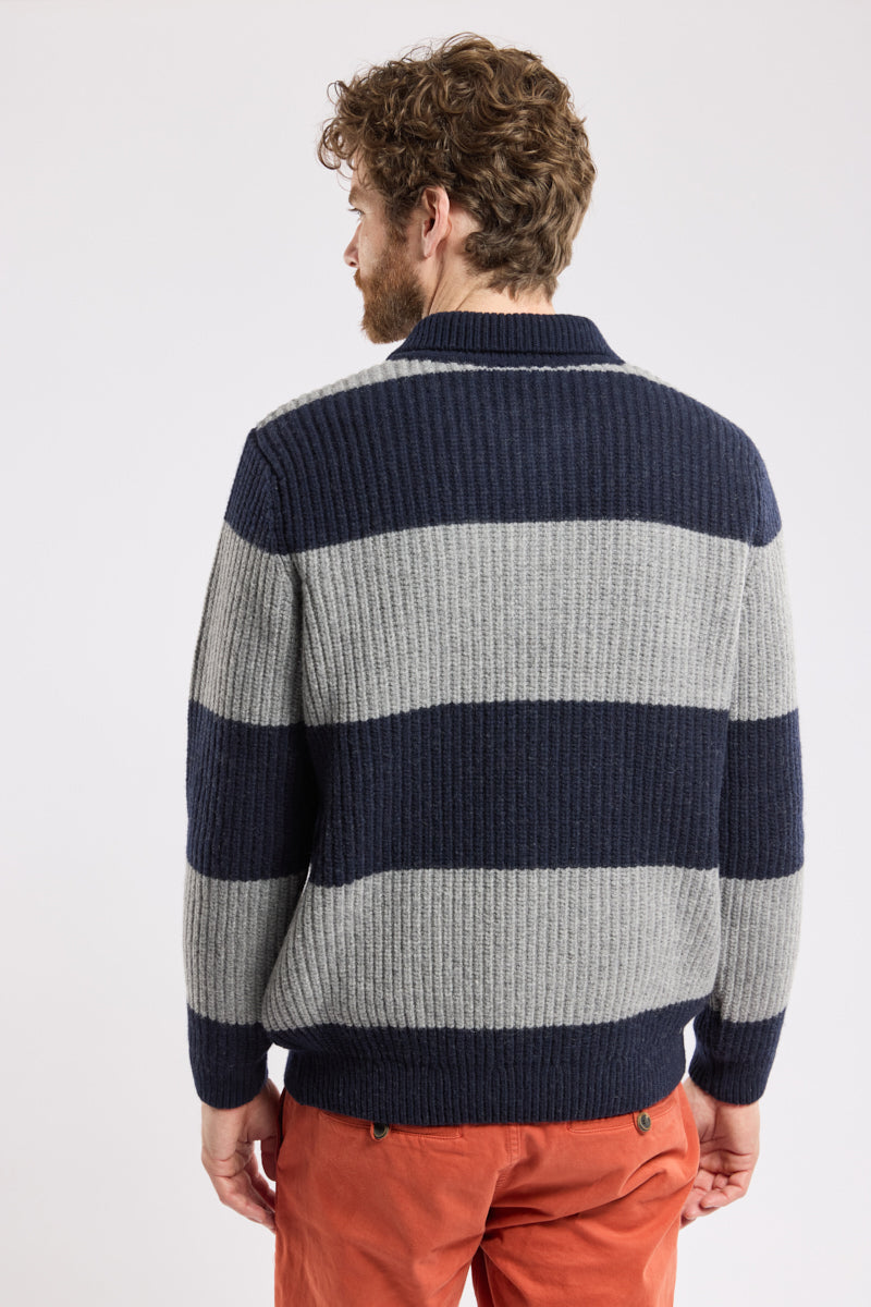Armor Lux Heritage Polo Neck Sweater