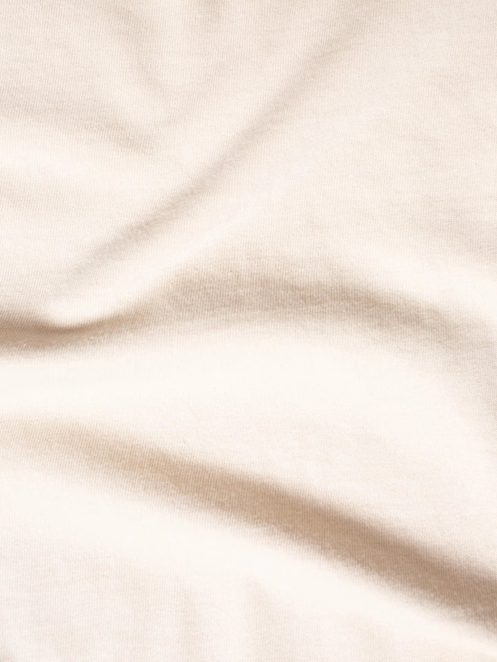 Nudie Jeans Henley L/S - Ecru