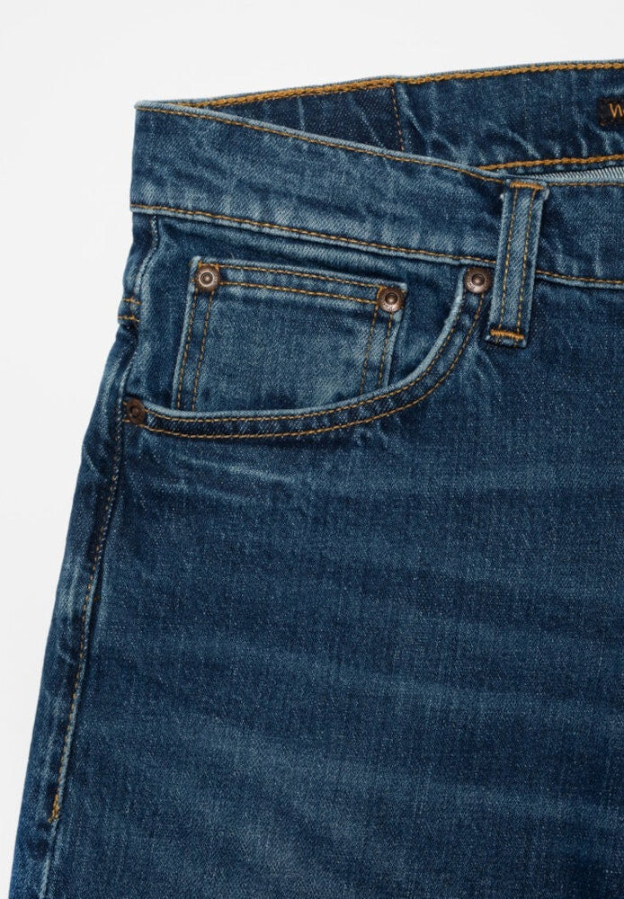Nudie Jeans Grim Tim - Workers Blue