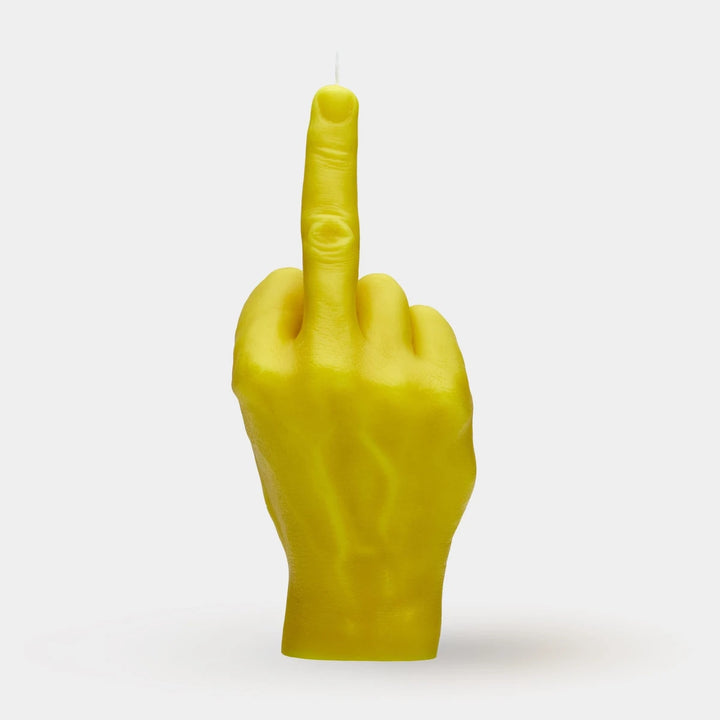 CandleHand "F*ck you" Yellow