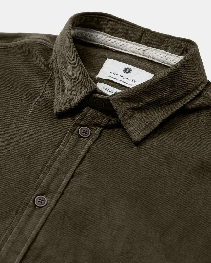 Anerkjendt Akleif Solid Cord Shirt
