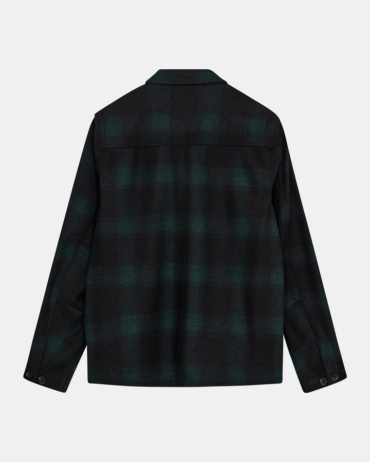 Anerkjendt Akoscar Cotton Overshirt - Forest Night
