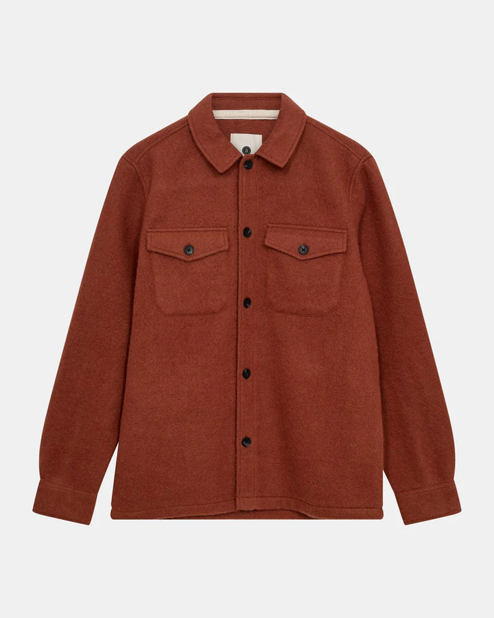 Anerkjendt Akoscar Boiled Wool Overshirt