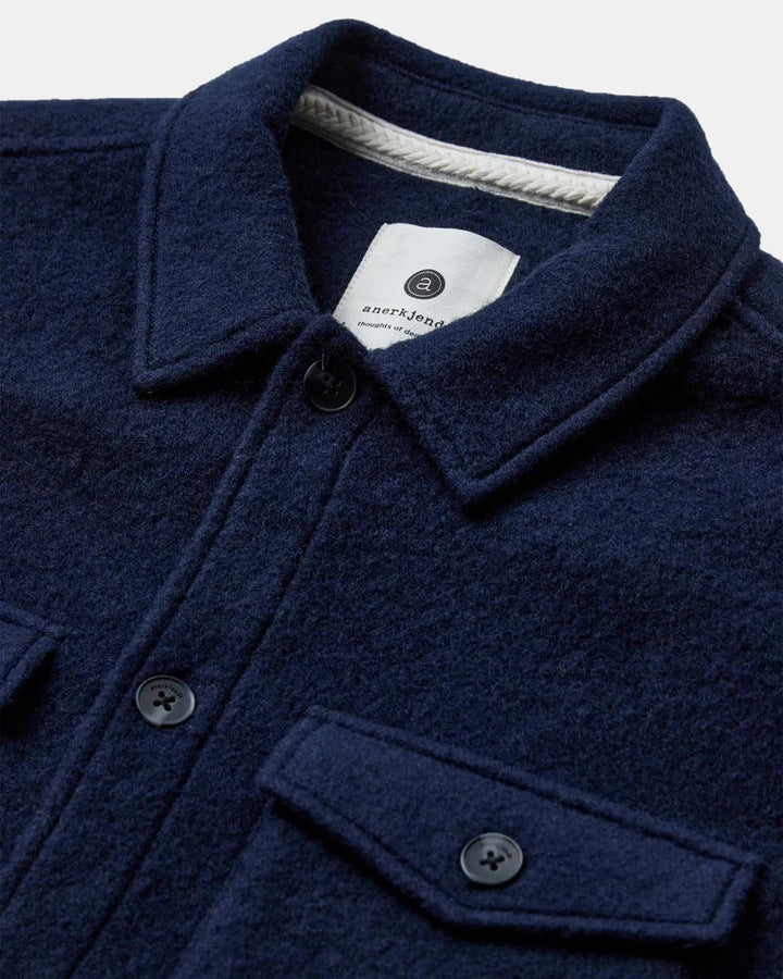 Anerkjendt Akoscar Boiled Wool Overshirt