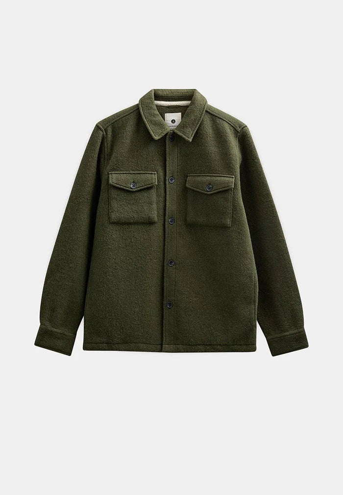 Anerkjendt Akoscar Boiled Wool Overshirt