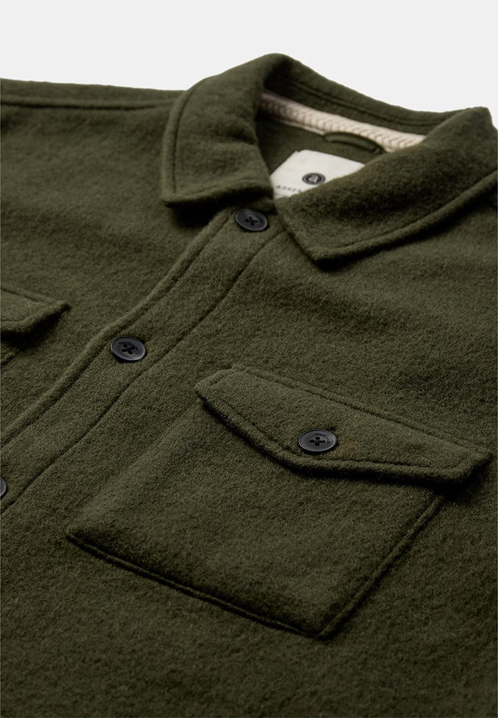 Anerkjendt Akoscar Boiled Wool Overshirt