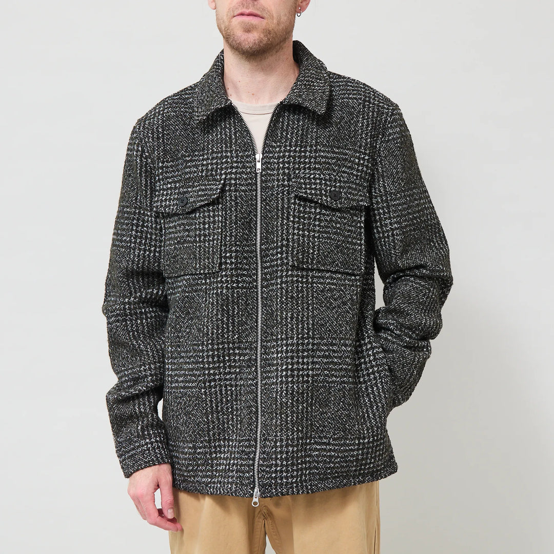 Anerkjendt Akhanky Wool Check Overshirt