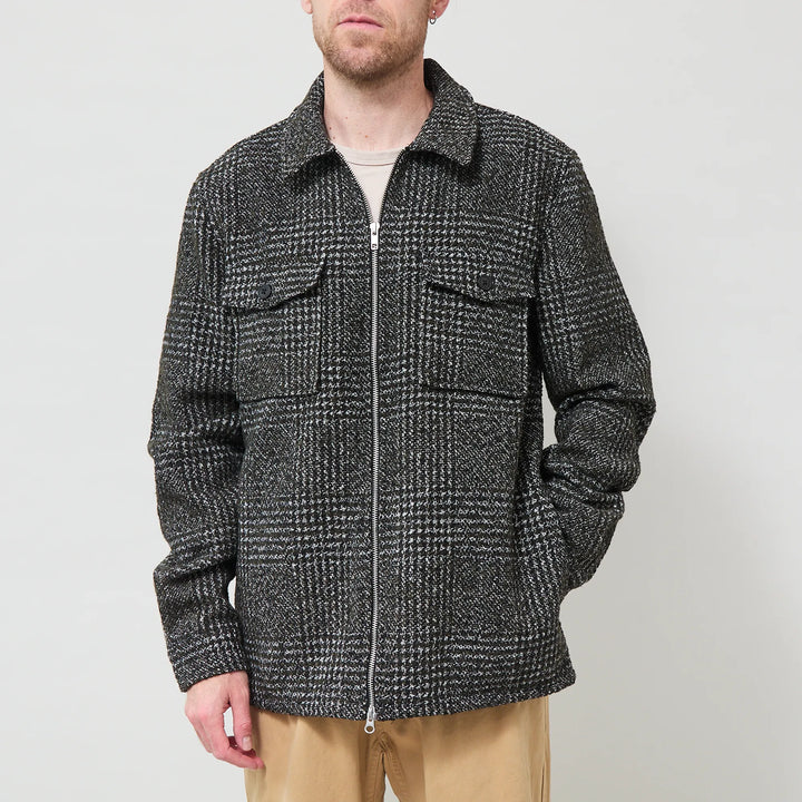 Anerkjendt Akhanky Wool Check Overshirt