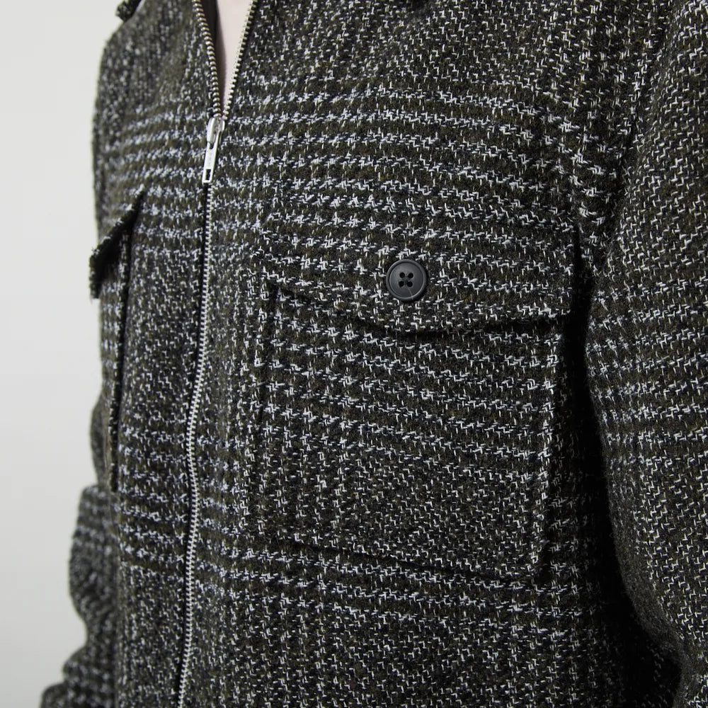 Anerkjendt Akhanky Wool Check Overshirt