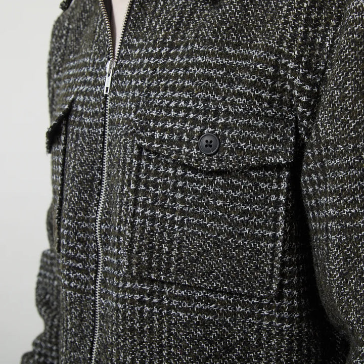 Anerkjendt Akhanky Wool Check Overshirt