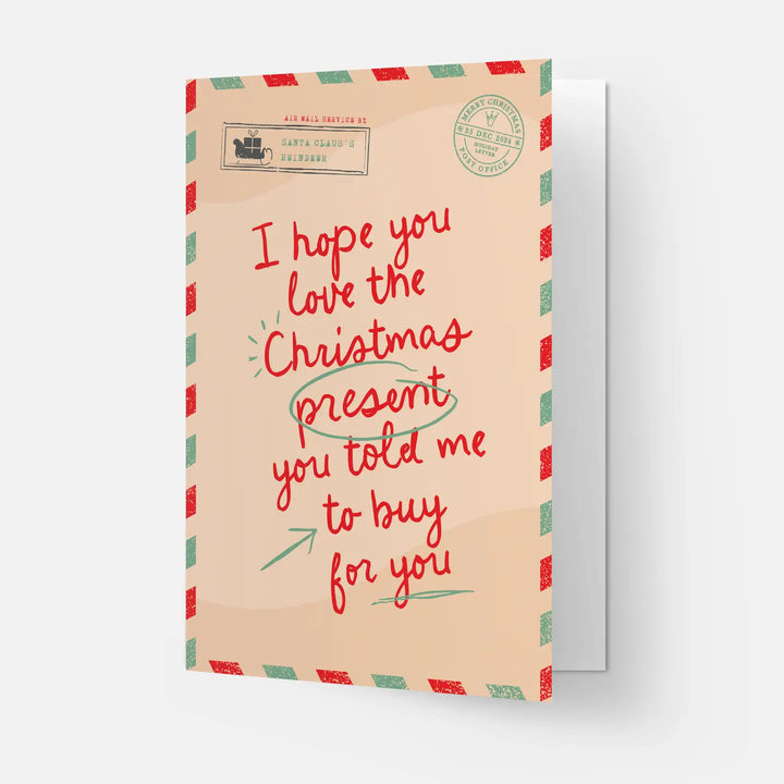 Kaart Blanche - I Hope You Like Card