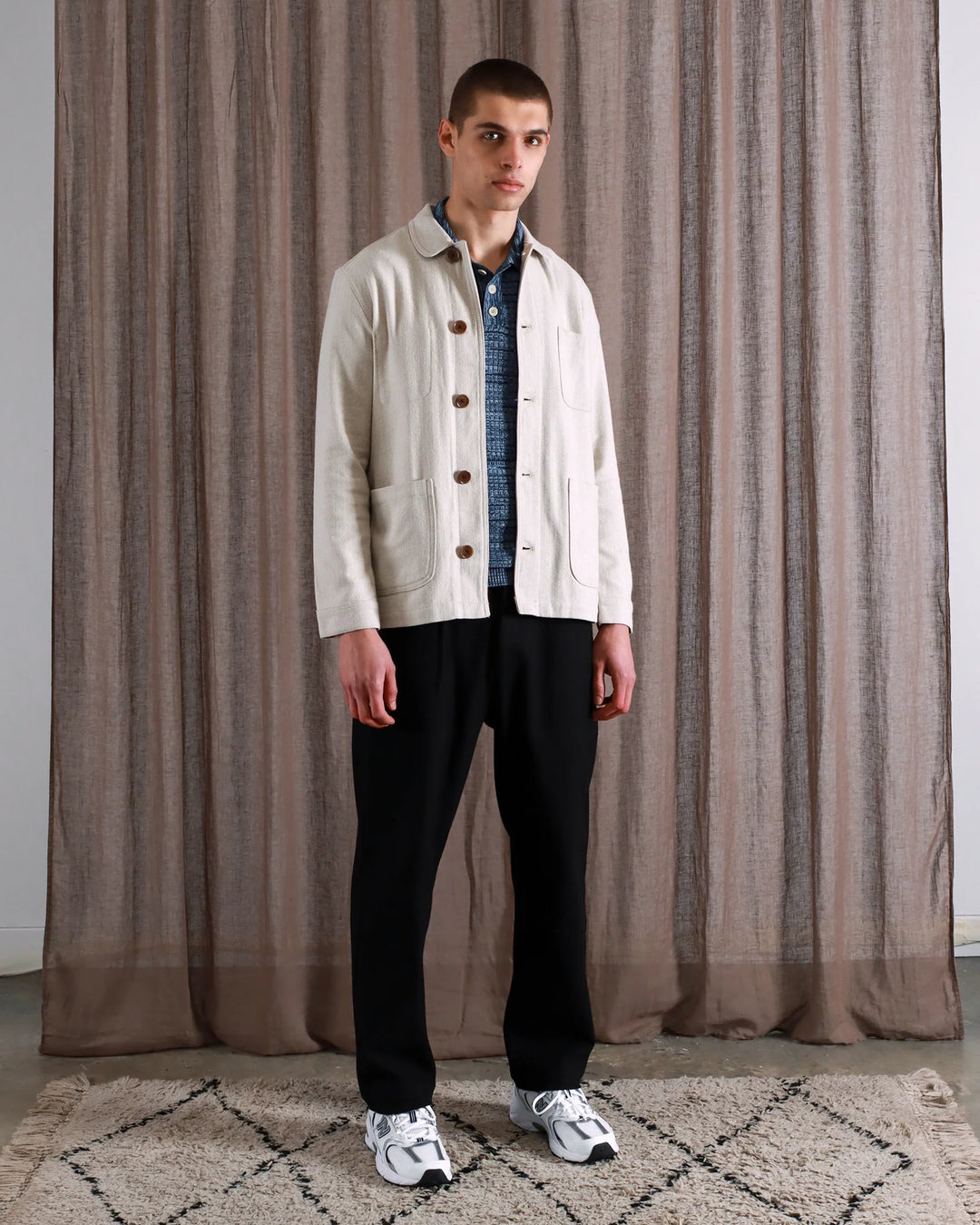 Far Afield Station Jacket - Brushed Herringbone