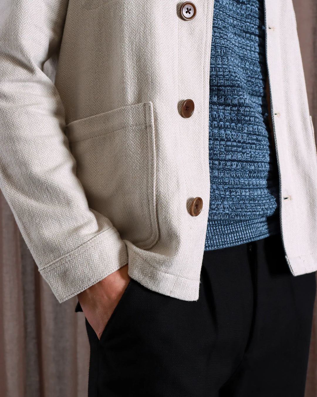 Far Afield Station Jacket - Brushed Herringbone