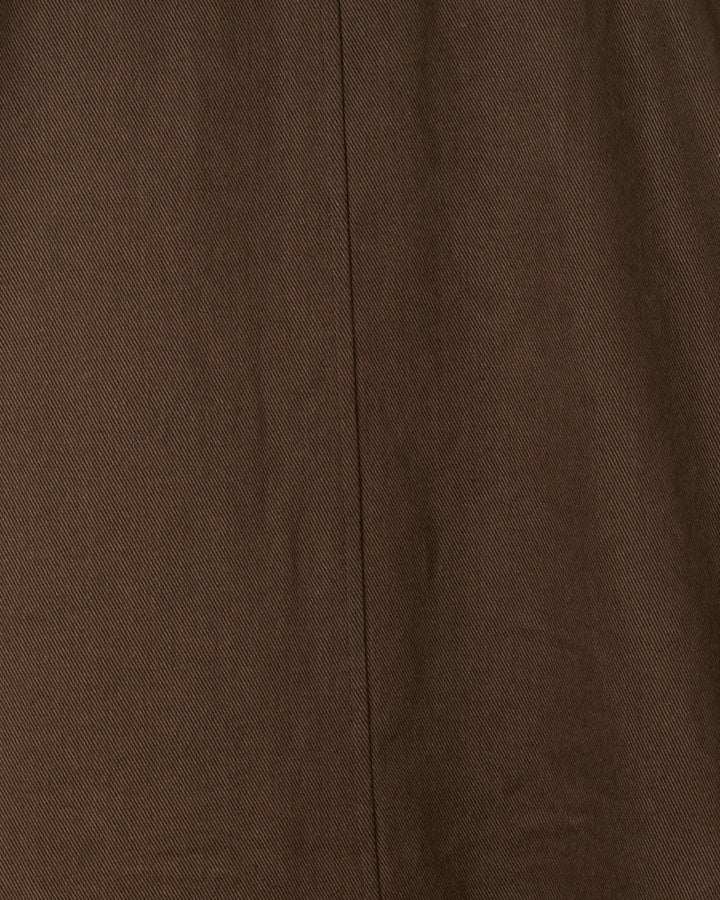 Far Afield Bell Mac Coat - Dark Brown