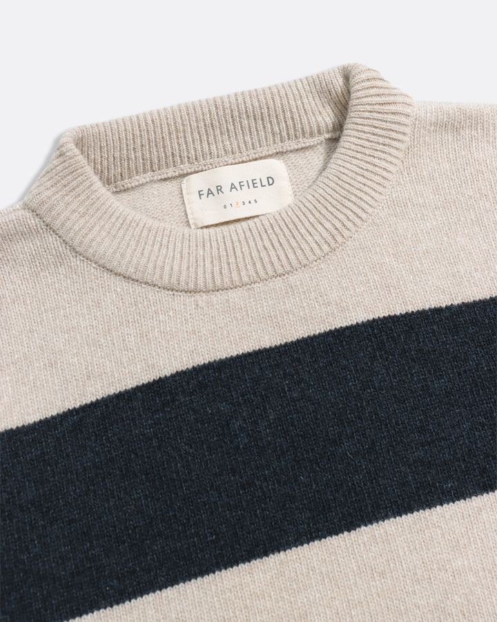 Far Afield Combin Striped Knit Jumper