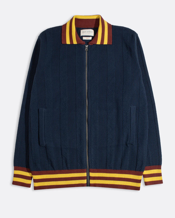 Far Afield Aleksey Horace Stripe Zip Up