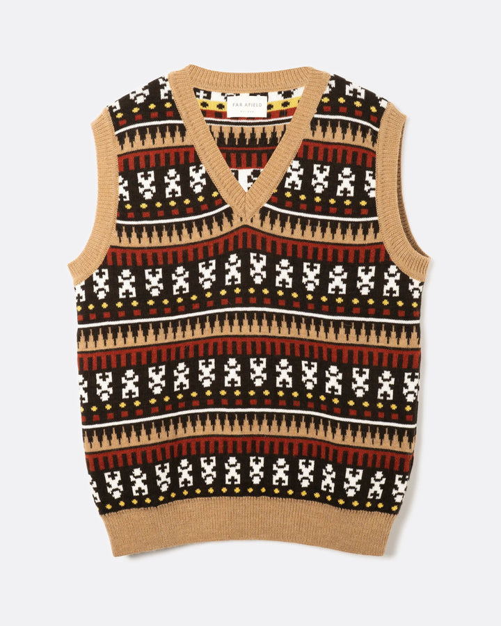 Far Afield Pinto Knitted Vest