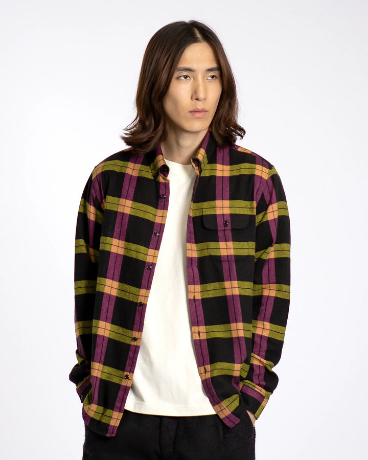 Far Afield Larry Button Down LS Check Shirt