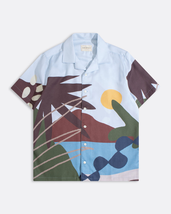 Far Afield Stachio Shirt - Beach Landscape