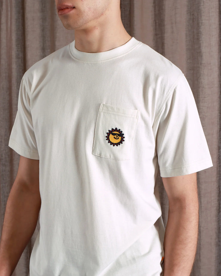 Far Afield Embroidered Pocket T-Shirt - Sunny