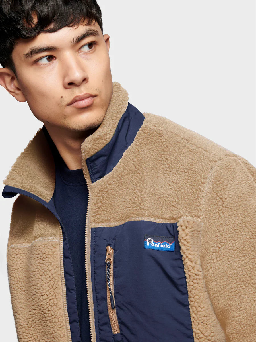 Penfield Washed Fleece Funnel Jacket