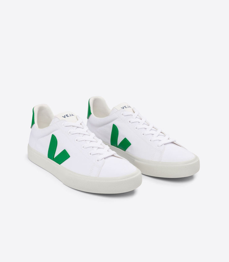 Veja (M) Campo Canvas White Emeraude