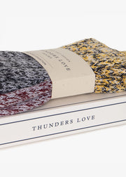 Thunders Love Charlie Collection Black Socks