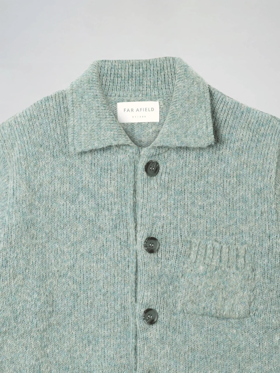 Far Afield Station Cardigan - Aqua Blue